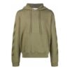 Off-White Herre FW21 Casual hettejakke med trykk, løs passform, grønn