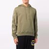 Off-White Herre FW21 Casual hettejakke med trykk, løs passform, grønn