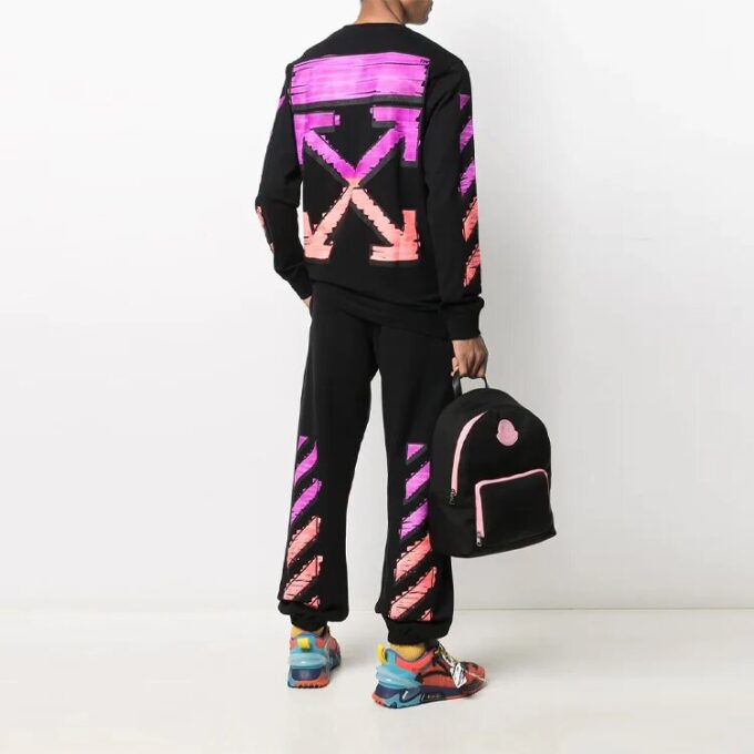 Off-White Herre FW21 Adornment Sportsbukser/Joggebukser Svart