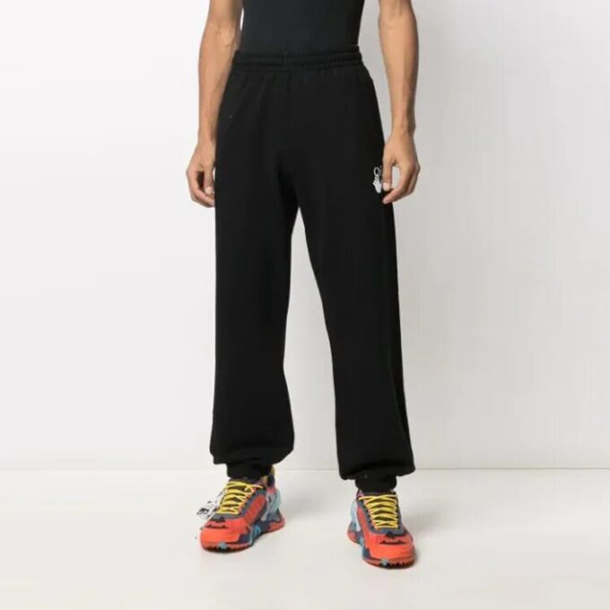 Off-White Herre FW21 Adornment Sportsbukser/Joggebukser Svart