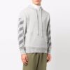 Off-White Herre FW21 Diagonale striper Hettegenser Ullgenser Løs passform Grå