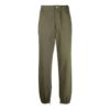 Off-White Herre FW21 Ensfarget Bundle Feet Sportsbukser/Joggebukser Løs Passform Grønn