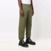 Off-White Herre FW21 Ensfarget Bundle Feet Sportsbukser/Joggebukser Løs Passform Grønn