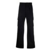 Off-White Herre FW21 Ensfarget Cargo Casual Langbukse/Bukser Løs Passform Svart