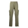 Off-White Herre FW21 Ensfarget Cargo-lomme Sportsbukser/Joggebukser Løs passform Brun