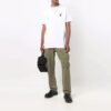 Off-White Herre FW21 Ensfarget Cargo-lomme Sportsbukser/Joggebukser Løs passform Brun