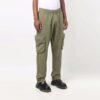 Off-White Herre FW21 Ensfarget Cargo-lomme Sportsbukser/Joggebukser Løs passform Brun