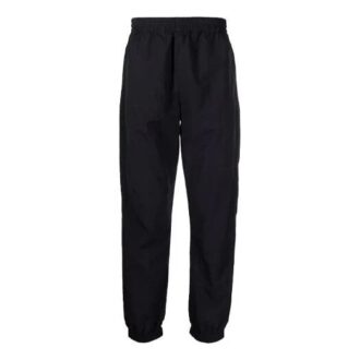 Off-White Herre FW21 Ensfarget Casual Langbukser/Bukser Løs Passform Svart