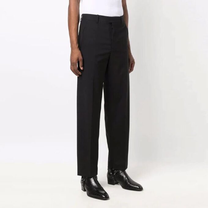 Off-White Herre FW21 ensfarget casual langbukser/bukser svart