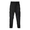 Off-White Herre FW21 Ensfarget Funksjonell Casual Cargo-bukser/bukser Svart