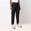 Off-White Herre FW21 Ensfarget Funksjonell Casual Cargo-bukser/bukser Svart