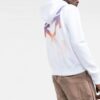Off-White Herre FW21 ensfarget jakke med glidelås Hvit