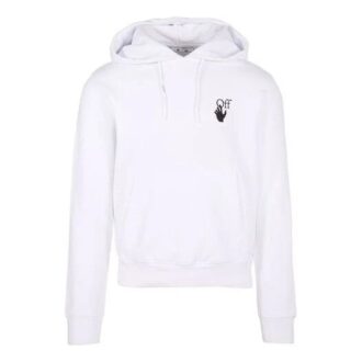Off-White Herre FW21 Gradient Arrow Pattern Langermet Loose Fit Hvit