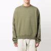 Off-White Herre FW21 Ikonisk pilemønster Snøring Løs passform Grønn