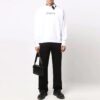 Off-White Herre FW21 Logo Alfabet-trykk Rundhalset genser Løs passform Hvit