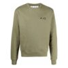 Off-White Herre FW21 Logo-genser Grønn