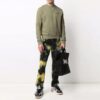 Off-White Herre FW21 Logo-genser Grønn