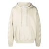Off-White Herre FW21 Logo Gummi Pil Pullover Løs Passform Beige