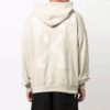 Off-White Herre FW21 Logo Gummi Pil Pullover Løs Passform Beige