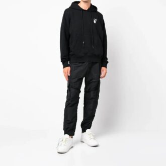 Off-White Herre FW21 Logo-mønster Løs Svart