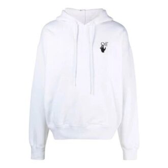 Off-White Herre FW21 Logo-mønster Snøring Løs passform Hvit