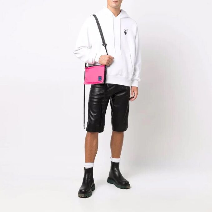 Off-White Herre FW21 Logo-mønster Snøring Løs passform Hvit