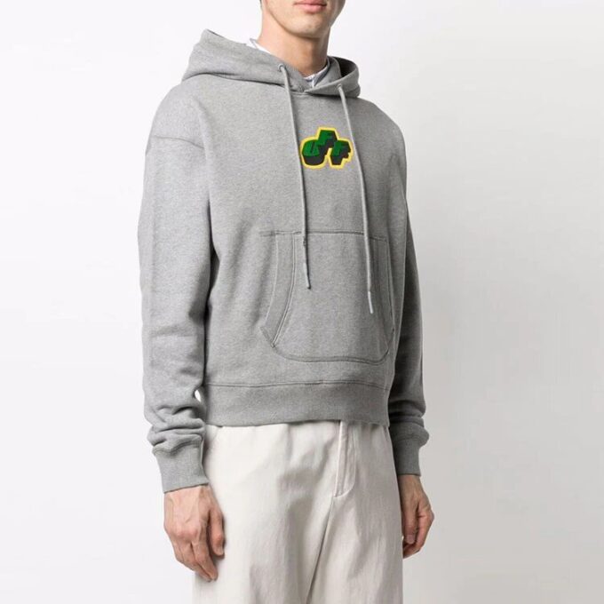 Off-White Herre FW21 Logo-mønstertrykk Grå