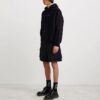 Off-White Herre FW21 Logo-mønstertrykk Langermet Pullover Løs passform Svart