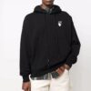 Off-White Herre FW21 Logo Pullover Loose Fit Svart