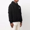 Off-White Herre FW21 Logo Pullover Loose Fit Svart