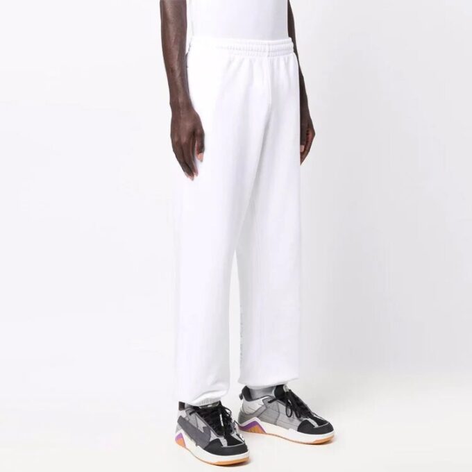 Off-White Herre FW21 Logo Sportsbukser/Joggebukser Hvit