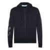 Off-White Herre FW21 Logo-trykk Glidelås Slim Fit-versjon Svart