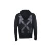 Off-White Herre FW21 Logo-trykk Glidelås Slim Fit-versjon Svart