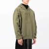 Off-White Herre FW21 Logo-trykk Langermet Løs passform Grønn