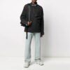 Off-White Herre FW21 Løs passform med lommedetaljer og halv glidelås, svart