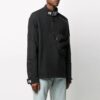 Off-White Herre FW21 Løs passform med lommedetaljer og halv glidelås, svart