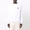 Off-White Herre FW21 Maleri-mønster Rund hals Langermet Hvit