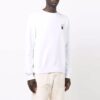 Off-White Herre FW21 Maleri-mønster Rund hals Langermet Hvit