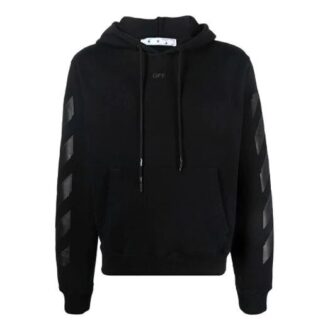 Off-White Herre FW21 med pilmønster, svart Off-White Herre FW21 med pilmønster, svart