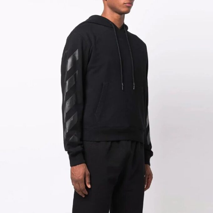 Off-White Herre FW21 med pilmønster, svart