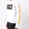 Off-White Herre FW21 Painting Rundhalset Vanlig versjon Hvit