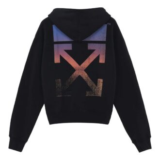Off-White Herre FW21 Pil-trykkmønster Løs passform Svart Off-White Herre FW21 Pil-trykkmønster Løs passform Svart