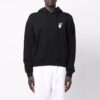 Off-White Herre FW21 Pil-trykkmønster Løs passform Svart