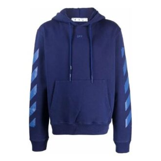 Off-White Herre FW21 Pilmønstertrykk Løs Passform Blå Off-White Herre FW21 Pilmønstertrykk Løs Passform Blå
