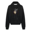 Off-White Herre FW21 Pullover med morsom logotrykk, løs passform, svart