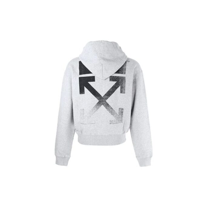 Off-White Herre FW21 Pullover med pilmønster Grå