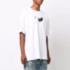 Off-White Herre FW21 Rundhalset med pilemønster, kort ermet, løs passform, hvit T-skjorte