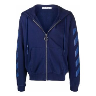 Off-White Herre FW21 Stripe Glidelås Vanlig versjon Blå Off-White Herre FW21 Stripe Glidelås Vanlig versjon Blå