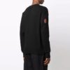 Off-White Herre FW21 Utstanset Rundhalset Langermet Pullover Ullgenser Løs Passform Svart