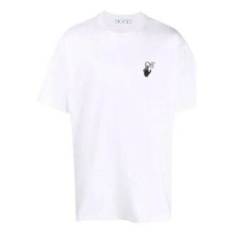 Off-White Herre FW21 White Arrow Kortærmet Løs Passform Hvit T-skjorte